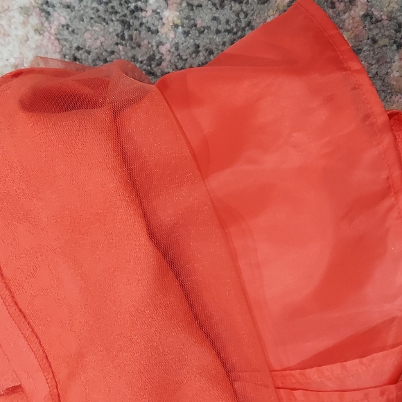 Janie and Jack Coral Brocade Dress - Picture 7 of 7